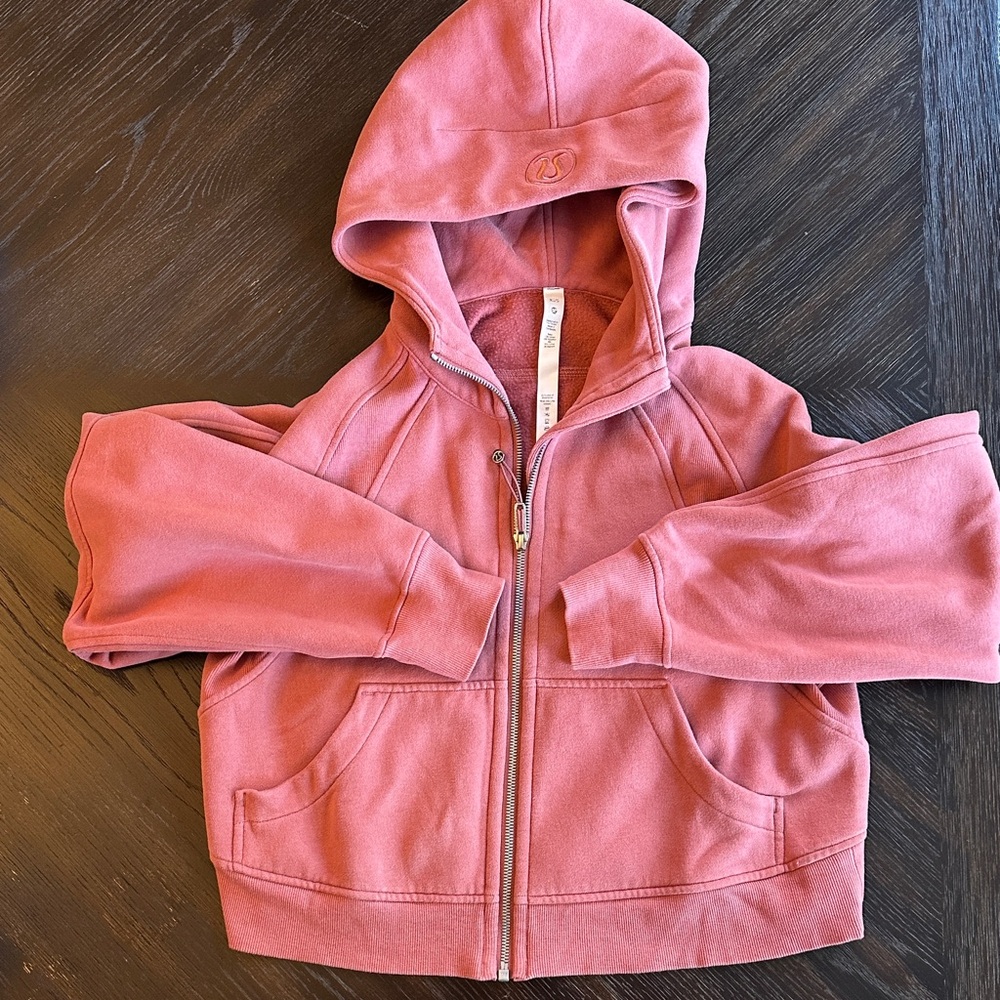 Lululemon Full Zip Scuba XS/S Briar Rose